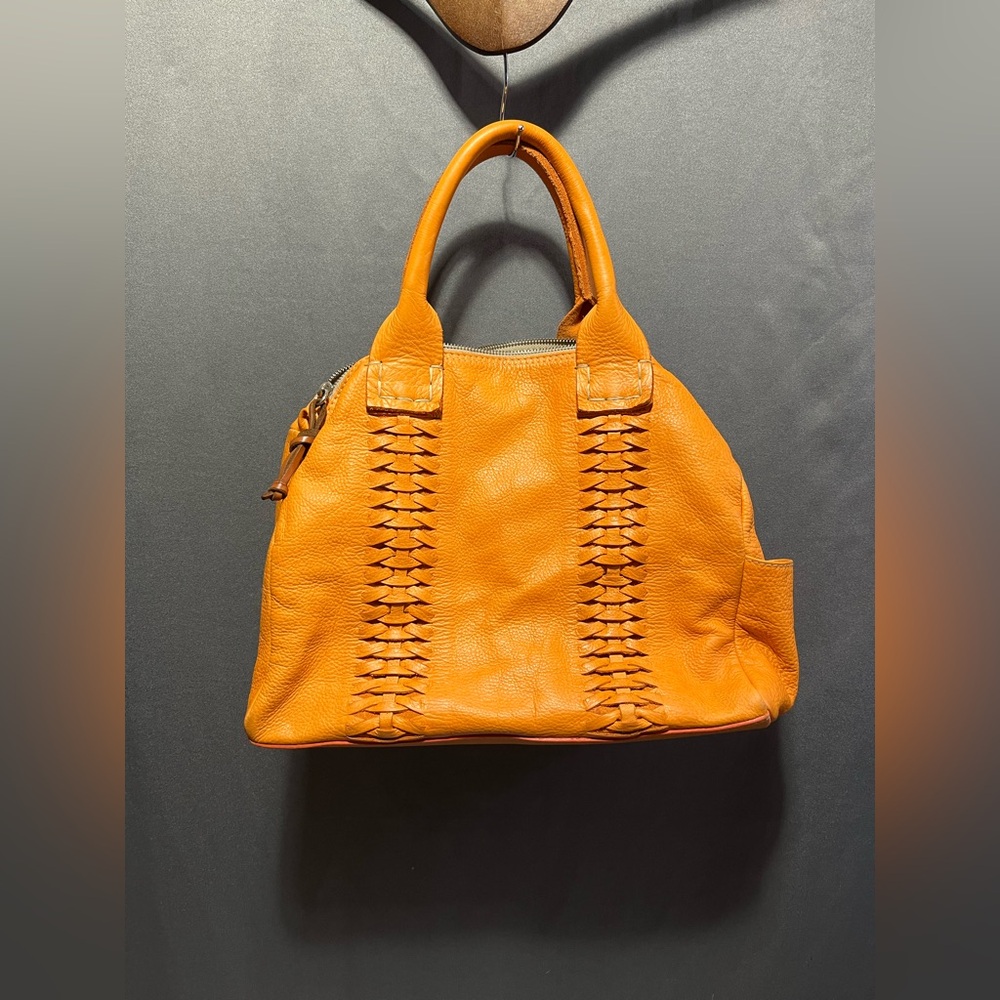 Sophia C - Leather Satchel - Cotton Lining - Made in Italy